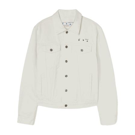 Off White Suits Hvid, Herre Cowboyjakker, Størrelse: L