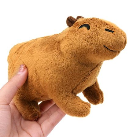 18 cm Simulering Fluffig Capybara Gosedjur Dockor Barnleksak