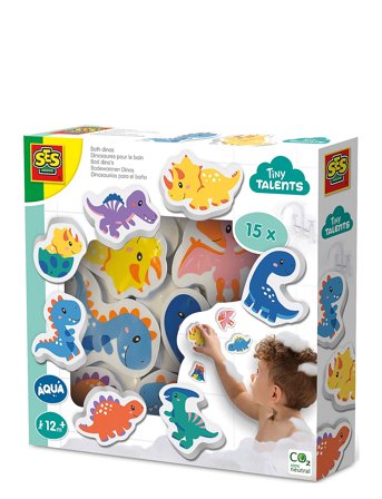 SES Creative | Bath Time - Foam Dinosaurs | ONE SIZE