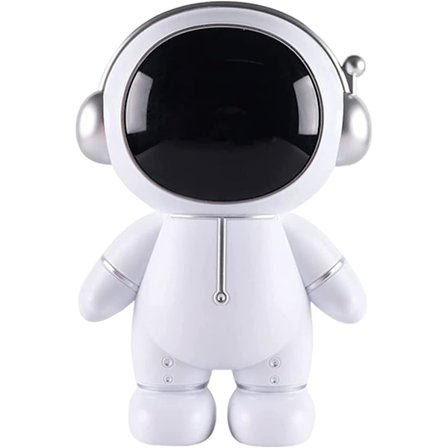 Dreng Astronaut Sparegris, Sød Plast Mønt Sparegris Papir Sparegris Personlig Kontant Møntkrukke Julefødselsdagsgave (Sølv)