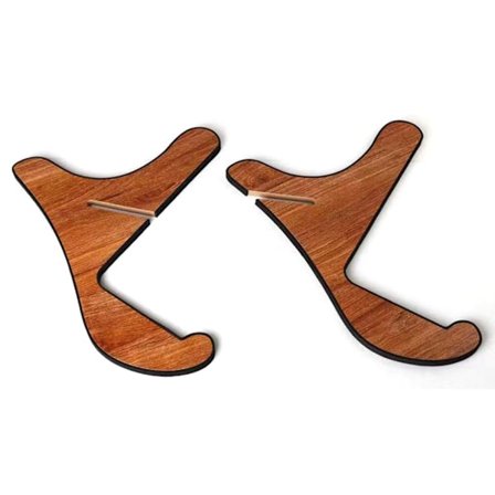 Gitar Stativ i Tre - Vertikal Støtte - Sammenleggbar - Lett - Bærbar - Stativ - Displayholder