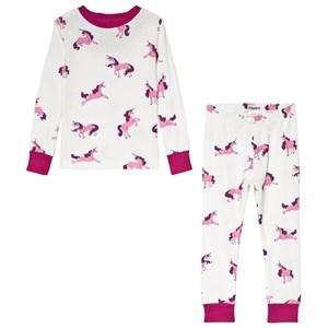 Hatley White Majestic Unicorns Organic Cotton Pyjama Set 3 years - Nightwear - 3 years - Navy