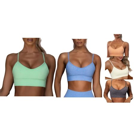 Grå Seamless Sport BH Topp