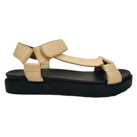 Bella Moda Sandalen , Beige , Dames , Maat: 36 EU