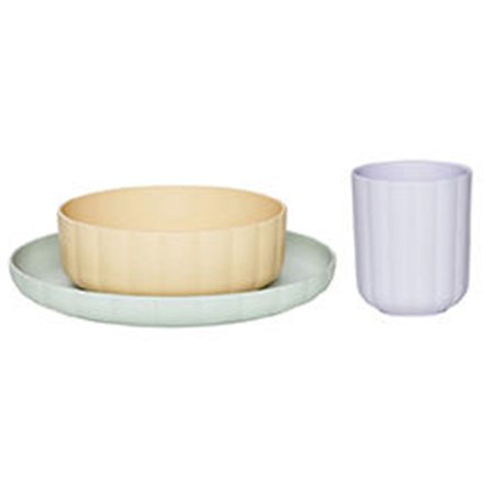 OYOY Mini Pullo barnservis 2-delar, mint/lavendel | Fler produkter > Barnprodukter > Skålar & Tallrikar > Barnservis | Bagaren och Kocken