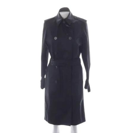Burberry Vintage Pre-owned Bomuld overtj Sort, Dame Vintage Frakker