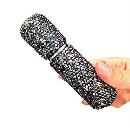 Strass Tom Bärbar Sprayflaska Eterisk Olja Glas Parfymflaska