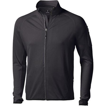 Elevate Mani Power Fleece Full Zip Jacka M Solid Black