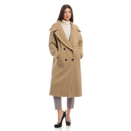 Seventy, Double-Breasted Coats Bruin, Dames, Maat:S