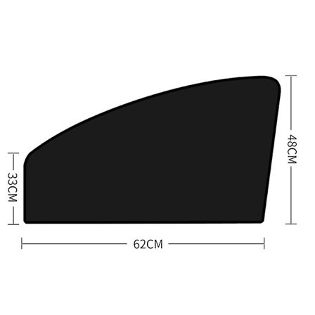Bil Magnetisk Solskærm UV Beskyttelse Bil Gardiner Solskærm Dækning Dobbeltsidet Bilrude Solskærm Beskytter Vinduesfilm Dækning| |