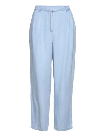 Vmliliana Hr Str Cropped Pant Ga Blue Vero Moda