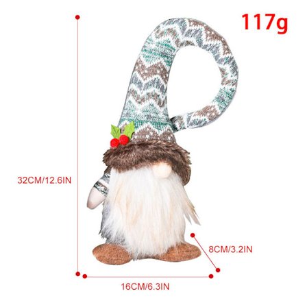 Plysch docka gardin knytband krok & ögla gnome dvärg plysch Gardin draperi hållback modell docka för barnrum