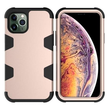 Stødabsorberende stilfuldt LEMAN cover - iPhone 11 Pro Svart/Guld
