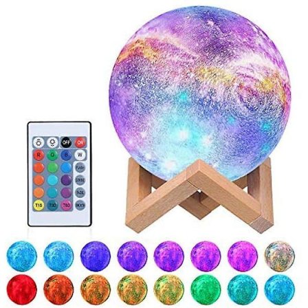 Moon Lamp Touch Led Night Light, 3d 15cm Multicolor Moon Lamp