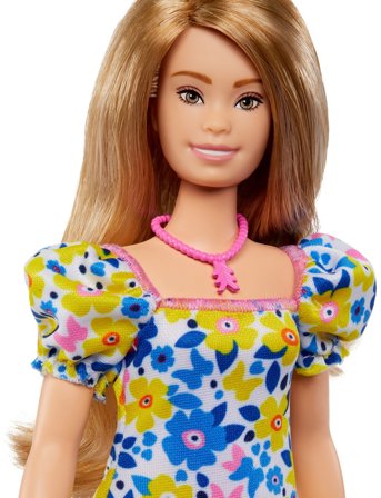 Barbie Fashionistas Doll #208, Doll With Down Syndrome Wearing Floral Dress - Multi/patterned - ONE SIZE