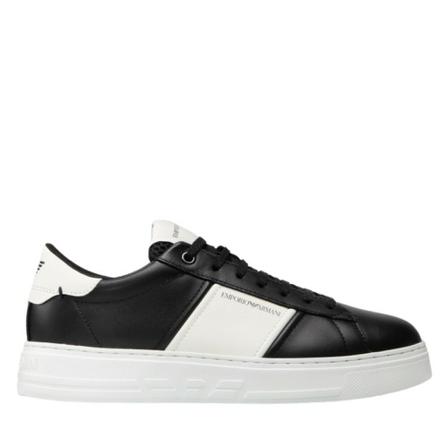 Emporio Armani Sneakers , Zwart , Heren , Maat: 39 EU