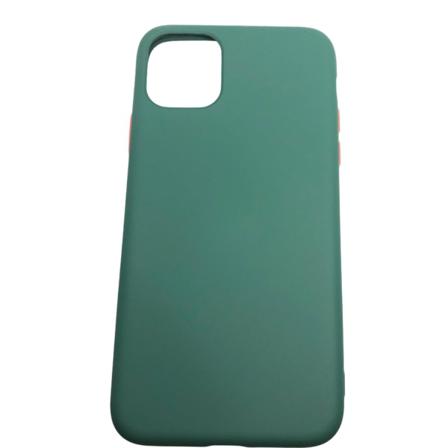 Mobilskal I Silikon Iphone 11 Pro Max Petrol Grön