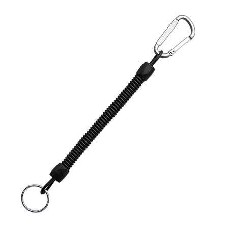 Nøkkelring - Elastisk line med krok - Ulike farger