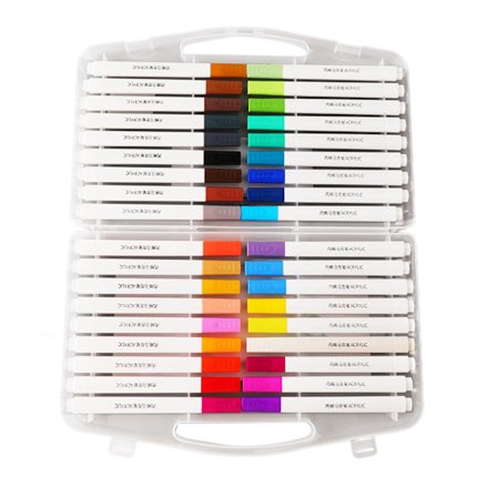 36 Farver Akryl Paint Marker Tusser Professionelle Vandtætte Hurtigtørrende Akryl Paint Tusser til Træ Lærred Sten DIY Håndværk