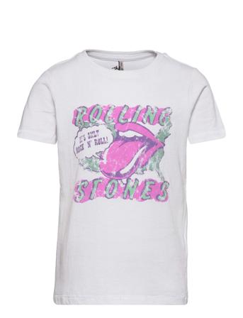 Kogrolling St S S/S Top Box Jrs T-shirts Short-sleeved Vit Kids Only