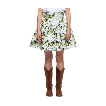 White Nederdel for woman 1030Wgb 80 Grøn, Dame
