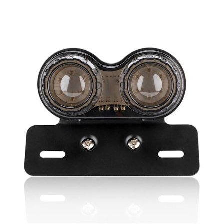 Moottoripyörän takavalon jarrujen takavalot HARMAAT LINSSIT HARMAAT LINSSIT