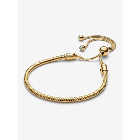 Pandora - Slangekæde Slider Armbånd - 14k guldbelægning