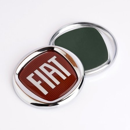 Fiat FM0494S1 3D logo erstatningsklistremerke Kompatibel med 500