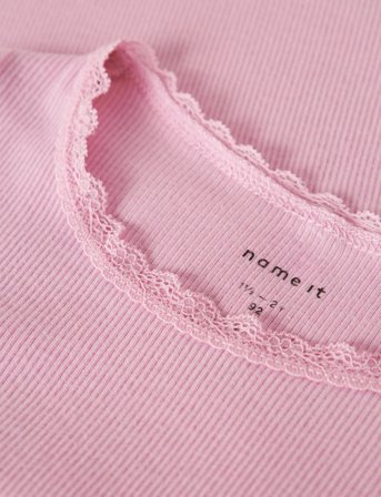 name it Nmfkab Ls Top Noos - Pink - 122-128
