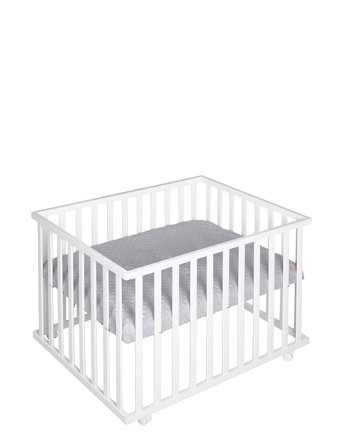ROBA Playpen 75 X 100 Roba Style With Mattress - White - 75X 100CM