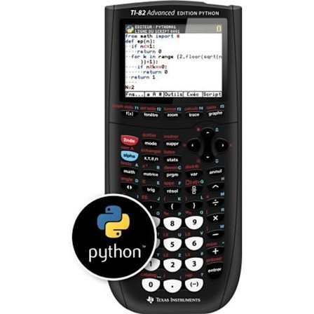TEXAS INSTRUMENTS TI -82 Advanced Edition Python Graphing Calculator - Svart