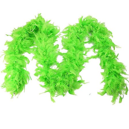 Skjerf for kvinner Salg Kvalitet Hvit Fjærboa Flapper Utdrikningslag Burlesk Dansefest Show Kostyme (FMY) Grønn