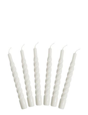 Kunstindustrien | Twisted Candles, 6 Piece Box | ONE SIZE