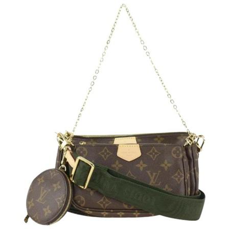 Louis Vuitton Vintage, Pre-owned Canvas louis-vuitton-bags Bruin, Dames, Maat:ONE Size