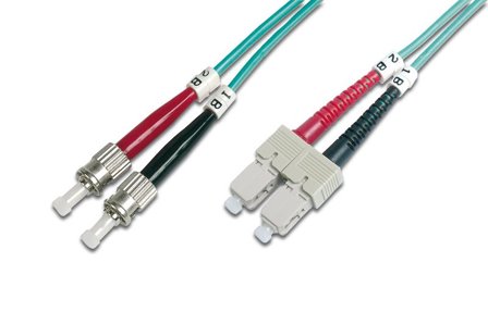 Digitus FIBER OPTIC PATCH CORD. ST-SC GR CABL
