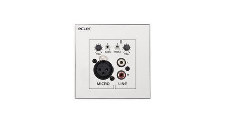 ECLER 2 IN mixer talkover wall panel