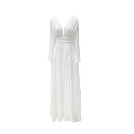 Naisten trendikäs V-aukkoinen tanssiaispuku naisille morsiamelle vuosipäivään cocktailtilaisuuteen