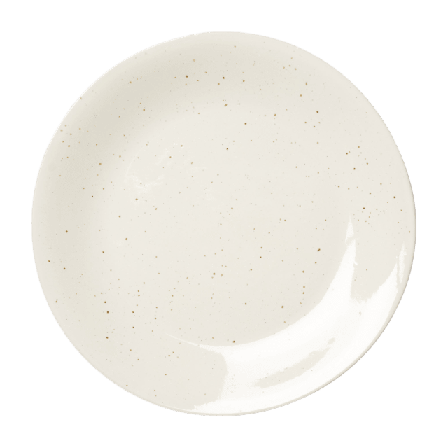 Åhléns Home Tallrik i stengods NORA 24,9 cm Dukning & servering Beige ONESIZE