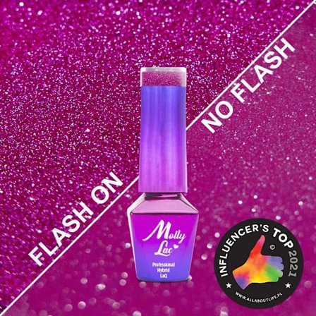 Mollylac - Gel polish - Blinkende lys - Nr601 5g UV gel/LED