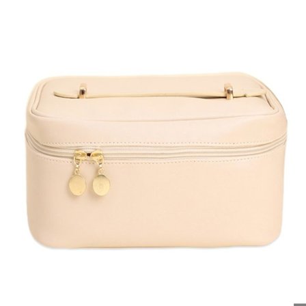 Bærbar makeup taske i PU læder