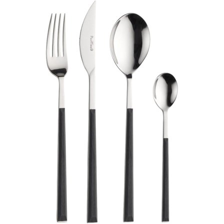 Pintinox Sushi Queen ruokailuvälinesetti 24 osaa, ebenpuu