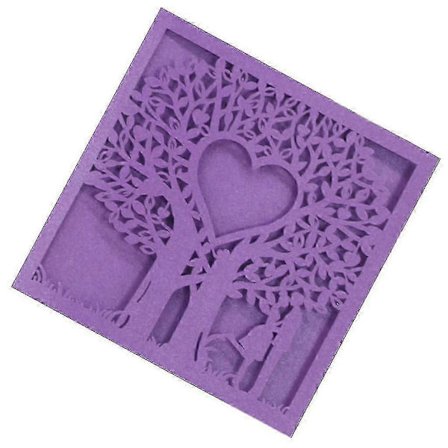 20 x Tyylikäs Laserleikattu Onnellisuuspuu Hääjuhlakutsukortit