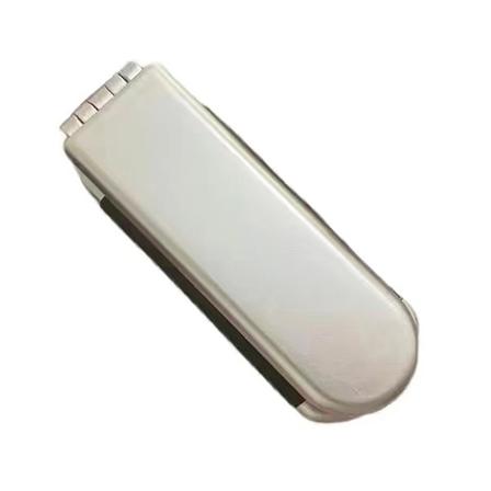 Vikbart hår kam hårstyling med spegel Anime Portable Trave A6