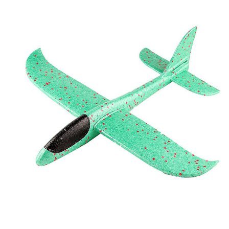 Sjov Skumflyvemaskine Med Blinkende Lys 48cm Legetøjsfly Velegnet Til Udendørs Legetøj [DmS]