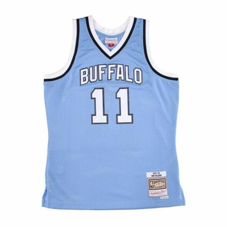 Mitchell & Ness basketball jersey man nba swingman hardwood classics no 11 bob mcadoo bufbra , Blauw , Heren , Maat: S Shirts
