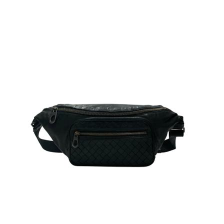 Bottega Veneta Vintage, Pre-owned Leather Bumbag Zwart, Dames, Maat:ONE Size,leer