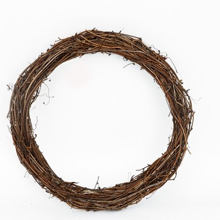 Tørrede grene og rattan guirlande, DIY juledekoration 30CM