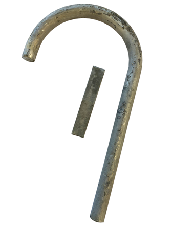 Pexymek 0666003 Bergfäste stål 75 mm, Anslutningsdon & kablar