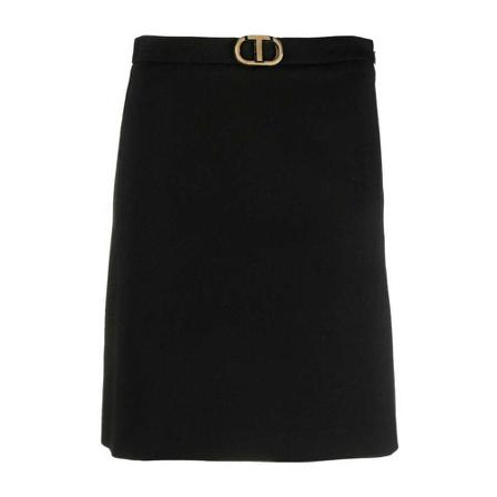 Twinset, Mini Skirt Czarny, Kobieta, Rozmiar: XS