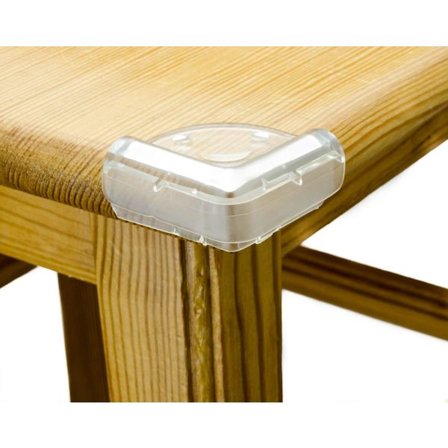 4 x Babysäkerhet Transparenta Hörnskydd för Skrivbord Bord Möbler - Säker för Barn/Barn/Småbarn